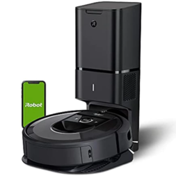 iRobot Roomba i7+ (7550) Robot Vacuum with Automatic Dirt Disposal - Empties Itself for up to 60 days, Wi-Fi Connected, Smart Mapping, Works with Alexa, Ideal for Pet Hair, Carpets, Hard Floors, Black