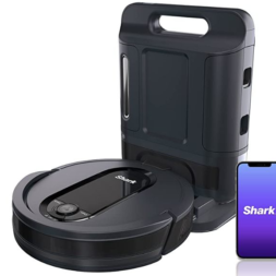 Shark AI Ultra Robot Vacuum, with Home Mapping, 30-Day Capacity HEPA Bagless Self Empty Base, Perfect for Pet Hair, WiFi, Works with Alexa, Black/Gold (AV2501S)
