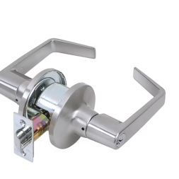 LT2000 Light Duty Cortland Satin Chrome Reversible Keyed Entry Door Handle