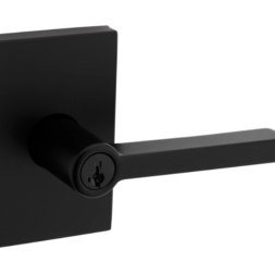 Signature Series Halifax Matte Black Smartkey Universal Keyed Entry Door Handle