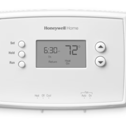 1-Week Programmable Thermostat Basic Schedule 24-Volt Programmable Thermostat Rectangle