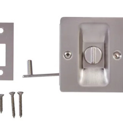 2.75-in Satin Nickel Pocket Door Pull