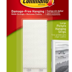 4-pack White Large Picture Hanging Strips