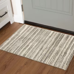 Asher Grey 2 x 4 Asher Grey Indoor Geometric Area Rug