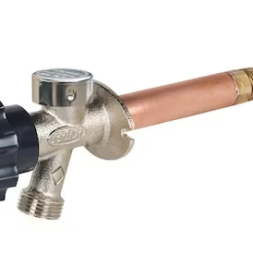 Diamond 12-in L x 1/2-in Mip Brass Anti-siphon Half Turn Sillcock