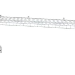Fixed Mount 3-ft x 12-in White Wire Closet Kit