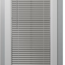 Premium 2-in Slat Width 34-in x 64-in Cordless Gray Vinyl Room Darkening Horizontal Blinds