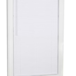 Room Darkening 1-in Slat Width 31-in x 64-in Cordless White Vinyl Room Darkening Mini Blinds