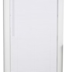 Room Darkening 1-in Slat Width 36-in x 64-in Cordless White Vinyl Room Darkening Mini Blinds