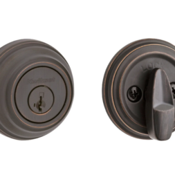 Signatures 980 Series Venetian Bronze with SmartKey Single Cylinder Deadbolt