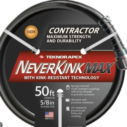 Teknor Apex 5/8-in x 50-ft Contractor-Duty Kink Free Vinyl Black Coiled Hose