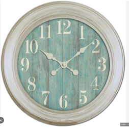 Analog Round Wall Coastal Clock