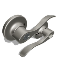 Security Balboa Satin Nickel Universal Keyed Entry Door Handle
